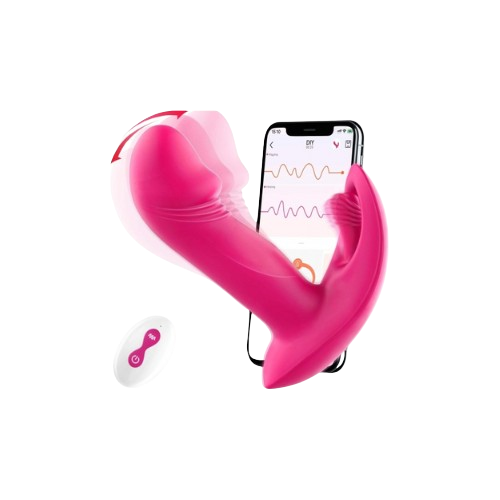 Vibrador Wearable con Control Remoto  – 10 modos de vibración y movimiento