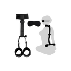 Kit Bondage Básico con Esposas Ajustables, Arnés y Antifaz