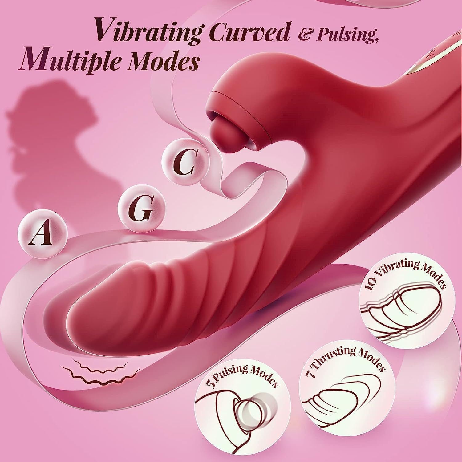 Vibrador Rabbit Premium con Estimulación Clítoris y Punto G – Silicona Médica